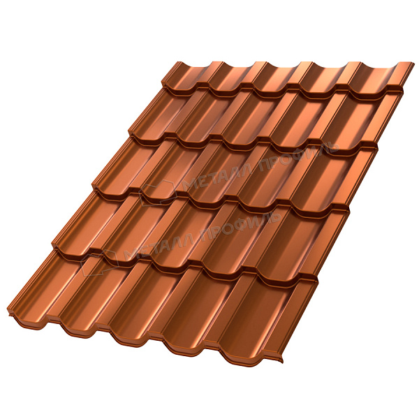 Металлочерепица Трамонтана 0.5 Agneta Copper