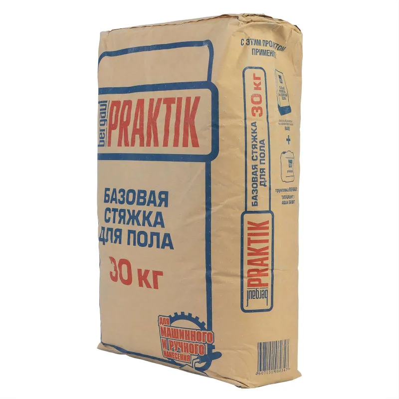 Стяжка пола Bergauf Praktik М-200 30 кг — купить в Вагайском районе